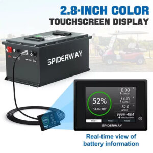 spiderway golf cart lithium battery, 48v 105ah, lithium cart